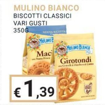 Eté MULINO BIANCO BISCOTTI CLASSICI VARI GUSTI 350 g offerta