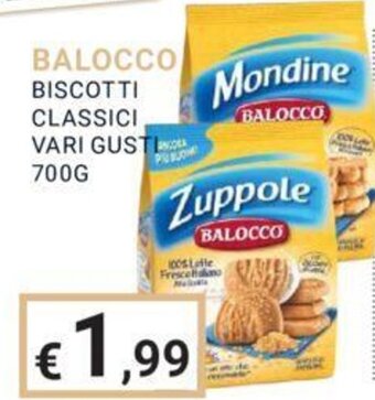 Eté BALOCCO BISCOTTI CLASSICI VARI GUSTI 700G offerta
