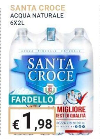 Eté SANTA CROCE ACQUA NATURALE 6X2L offerta