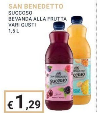 Eté SAN BENEDETTO SUCCOSO BEVANDA ALLA FRUTTA VARI GUSTI 1,5 l offerta