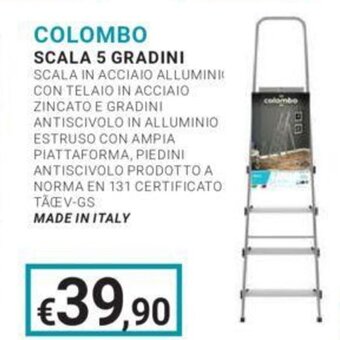 COLOMBO SCALA 5 GRADINI