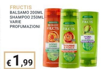 FRUCTIS BALSAMO 200ML SHAMPOO 250ML