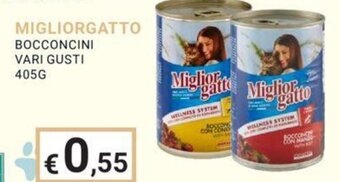 MIGLIORGATTO BOCCONCINI VARI GUSTI 405G