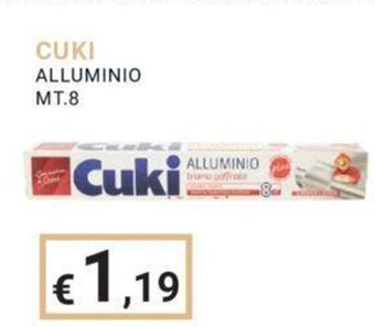 CUKI ALLUMINIO MT.8