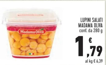 Conad LUPINI SALATI MADAMA OLIVA 280 g offerta
