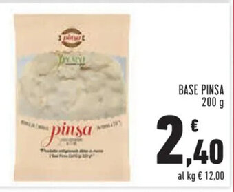 Conad BASE PINSA 200 g offerta
