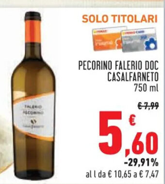PECORINO FALERIO DOC CASALFARNETO 750 ml