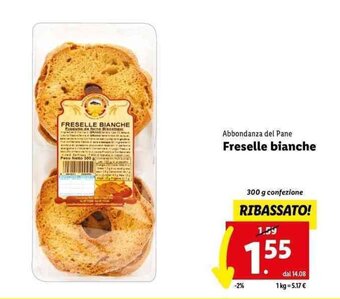 Lidl Abbondanza del Pane Freselle bianche 300 g offerta