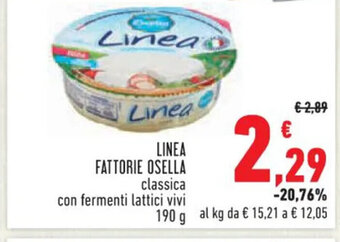 Conad LINEA FATTORIE OSELLA 190 g offerta