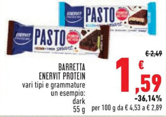 Conad BARRETTA ENERVIT PROTEIN 55 g offerta