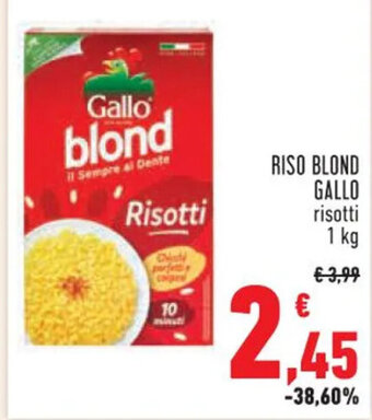 Conad RISO BLOND GALLO risotti 1 kg offerta