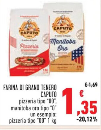 Conad FARINA DI GRANO TENERO CAPUTO 1 kg offerta