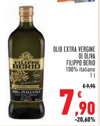 Conad OLIO EXTRA VERGINE DI OLIVA FILIPPO BERIO 1 l offerta