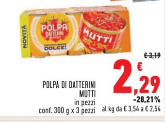 POLPA DI DATTERINI MUTTI 300 g