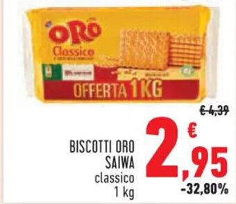 Conad BISCOTTI ORO SAIWA 1 kg offerta