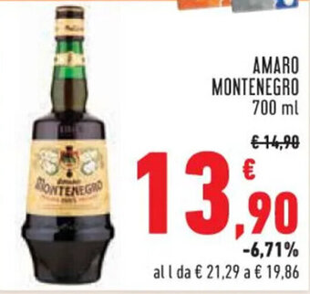 Conad AMARO MONTENEGRO 700 ml offerta