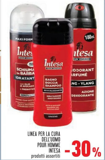 Conad LINEA PER LA CURA DELL'UOMO POUR HOMME INTESA offerta