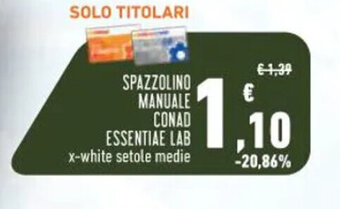 Conad SPAZZOLINO MANUALE CONAD CONAD offerta