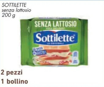 Conad SOTTILETTE senza lattosio 200 g offerta