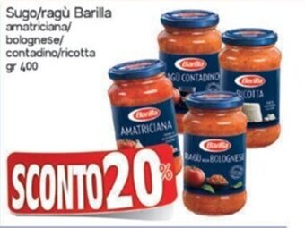 Kanguro Sugo/ragù Barilla gr 400 offerta