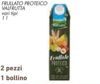 Conad FRULLATO PROTEICO VALFRUTTA vari tipi 1 l offerta