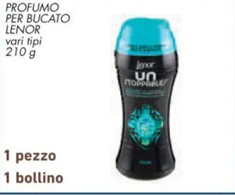 Conad PROFUMO PER BUCATO LENOR vari tipi 210 g offerta