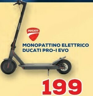 Euronics Ducati Monopattino Elettrico Pro-I Evo offerta