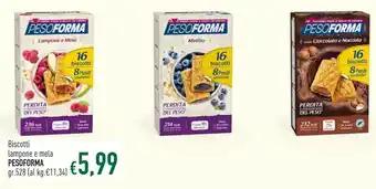 Famila Superstore Pesoforma Biscotti Lampone E Mela offerta