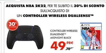 Gamestop Sony Controller Wireless DualSense offerta