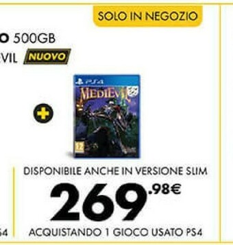Gamestop Sony Ps4 offerta