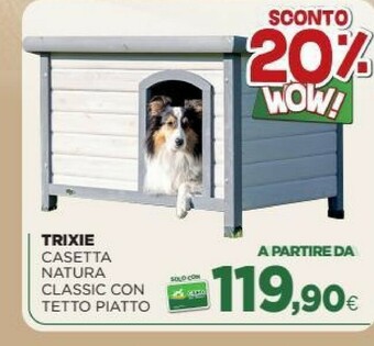 Trixie Casetta Natura Classic Con Tetto Piatto