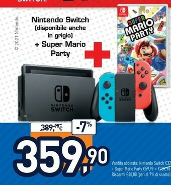 Unieuro Nintendo Switch offerta