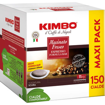 Caffè kimbo macinato fresco box 150 cialde