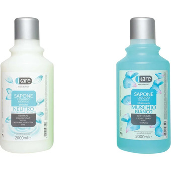 Qui Discount Sapone liquido ricarica neutro/muschio bianco 2 litri offerta