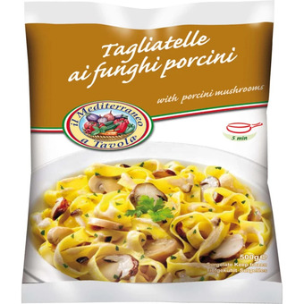 Tagliatelle ai funghi porcini surgelate 500 gr