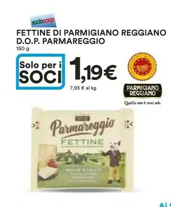 Coop Parmareggio Gustose Fettine Al Parmigiano Reggiano 150 G(ml) offerta