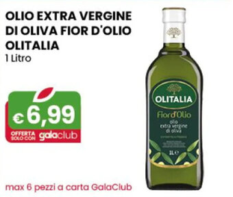 Gala Supermercati OLIO EXTRA VERGINE DI OLIVA FIOR D'OLIO OLITALIA 1 Litro offerta
