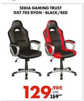 Gamestop Trust Sedie ufficio offerta