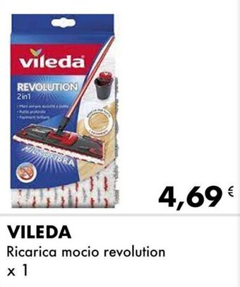 Iper Tosano VILEDA Ricarica mocio revolution x 1 offerta