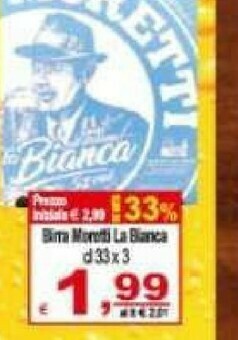 CTS Supermercati Birra Moretti - Birra Moretti 330 G(ml) offerta