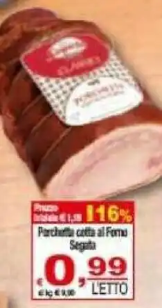 CTS Supermercati Prosciutto Cotto Al Forno offerta