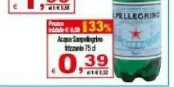 CTS Supermercati S. Pellegrino - Acqua Minerale Naturale Frizzante offerta