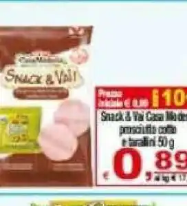 Casa Modena Snack & Vai Dischetti Al Prosciutto Cotto E Tarallini