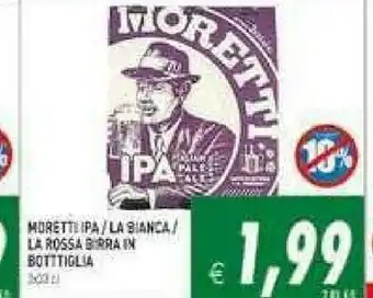 Gros Birra Moretti - La Rossa 330 G(ml) offerta