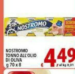 Gros Nostromo Tonno All'Olio Di Oliva offerta