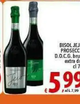 Gros Bisol Jejo Prosecco offerta