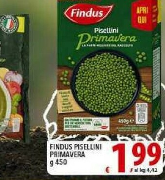 Gros Findus Pisellini Primavera 450 G(ml) offerta