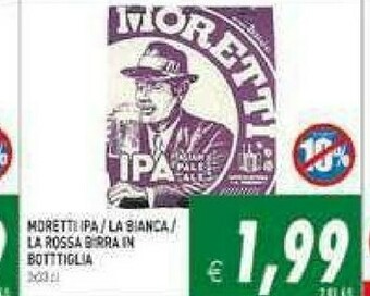 Gros Birra Moretti - La Rossa 330 G(ml) offerta