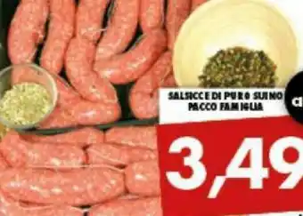 Gros Salsicce Di Puro Suino Pacco offerta