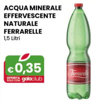 ACQUA MINERALE EFFERVESCENTE NATURALE FERRARELLE 1,5 Litri